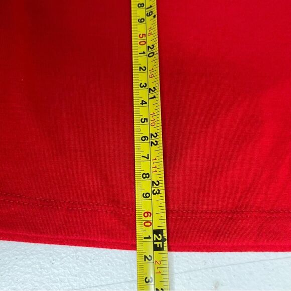 Kim Rogers Red Cowl Neck 3/4 Sleeve T Shirt Women Small Stretch Layering Soft - Picture 10 of 11